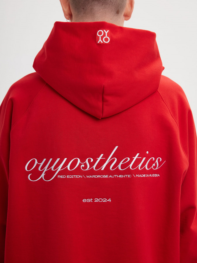 Худи OYYOSTHETICS красный M